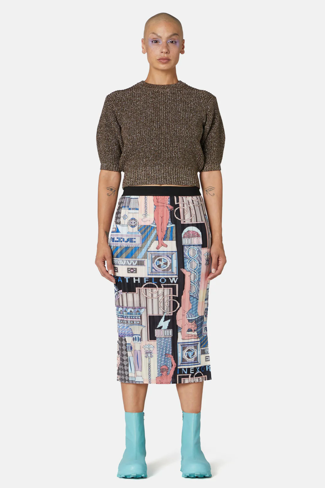 All The Way Alive Pleated Skirt - Image 5