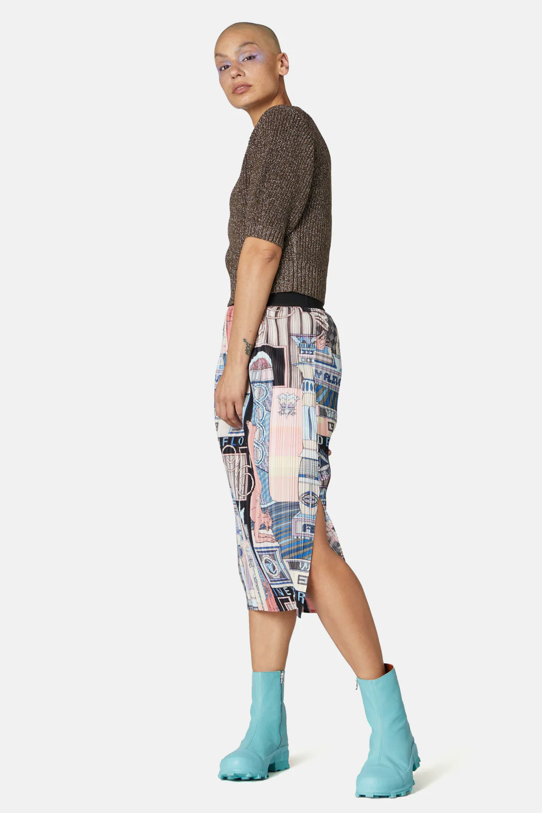 All The Way Alive Pleated Skirt - Image 7