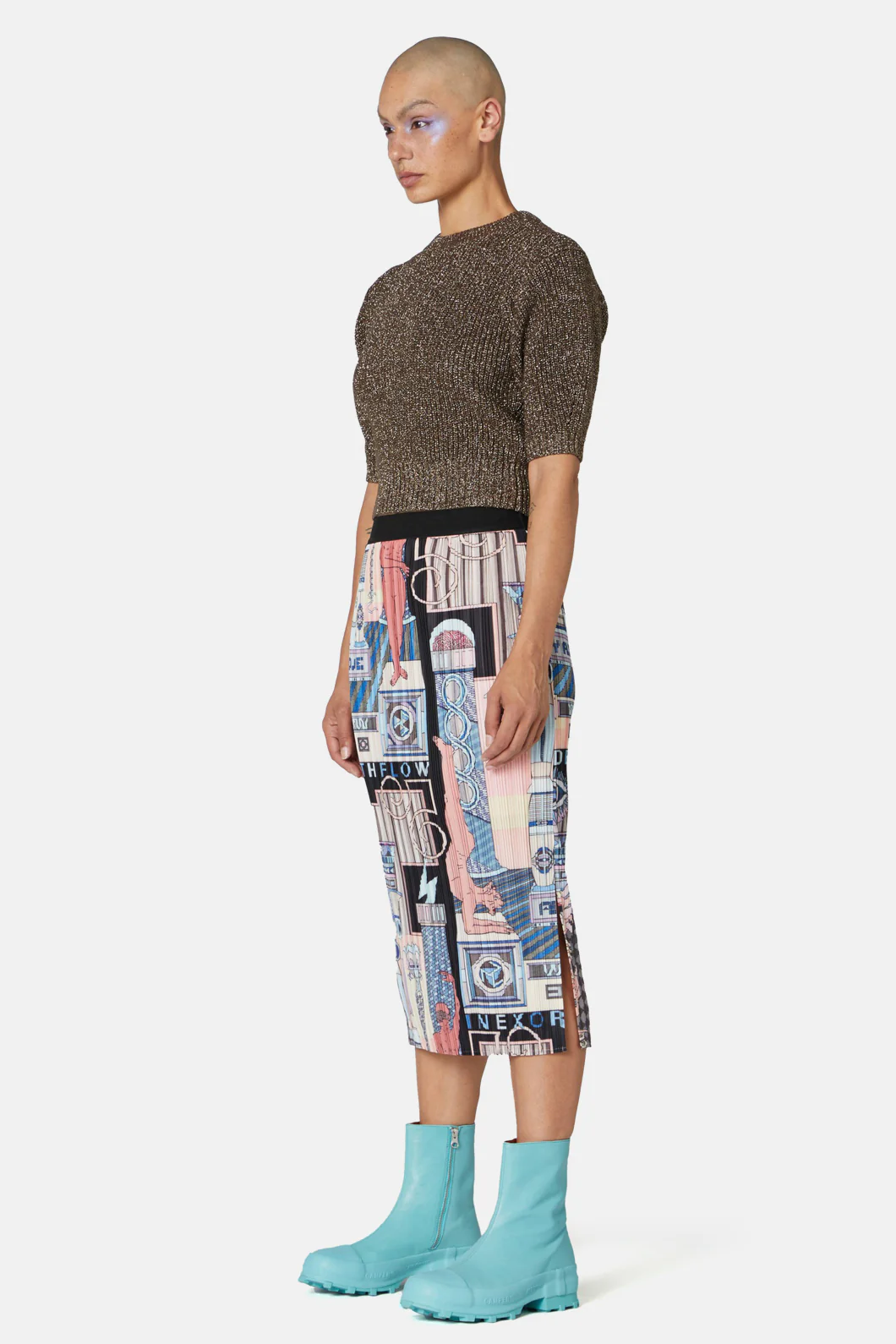 All The Way Alive Pleated Skirt - Image 8