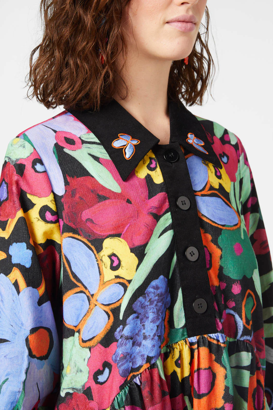 Brushed Bouquet Smock Dress - Image 6