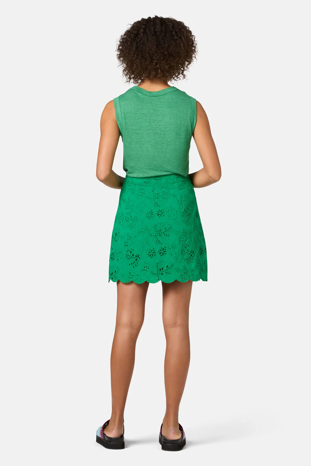 Fern Anglaise Scallop Skirt - Image 3