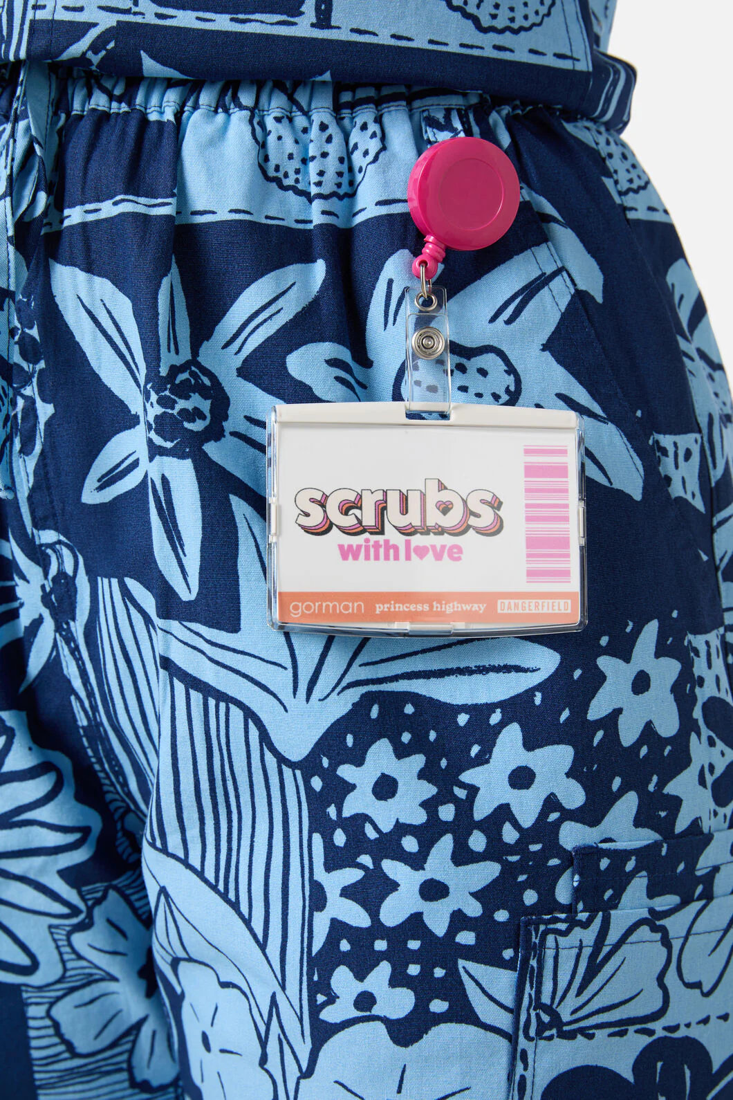 Flower Collage Scrub Set - Image 11