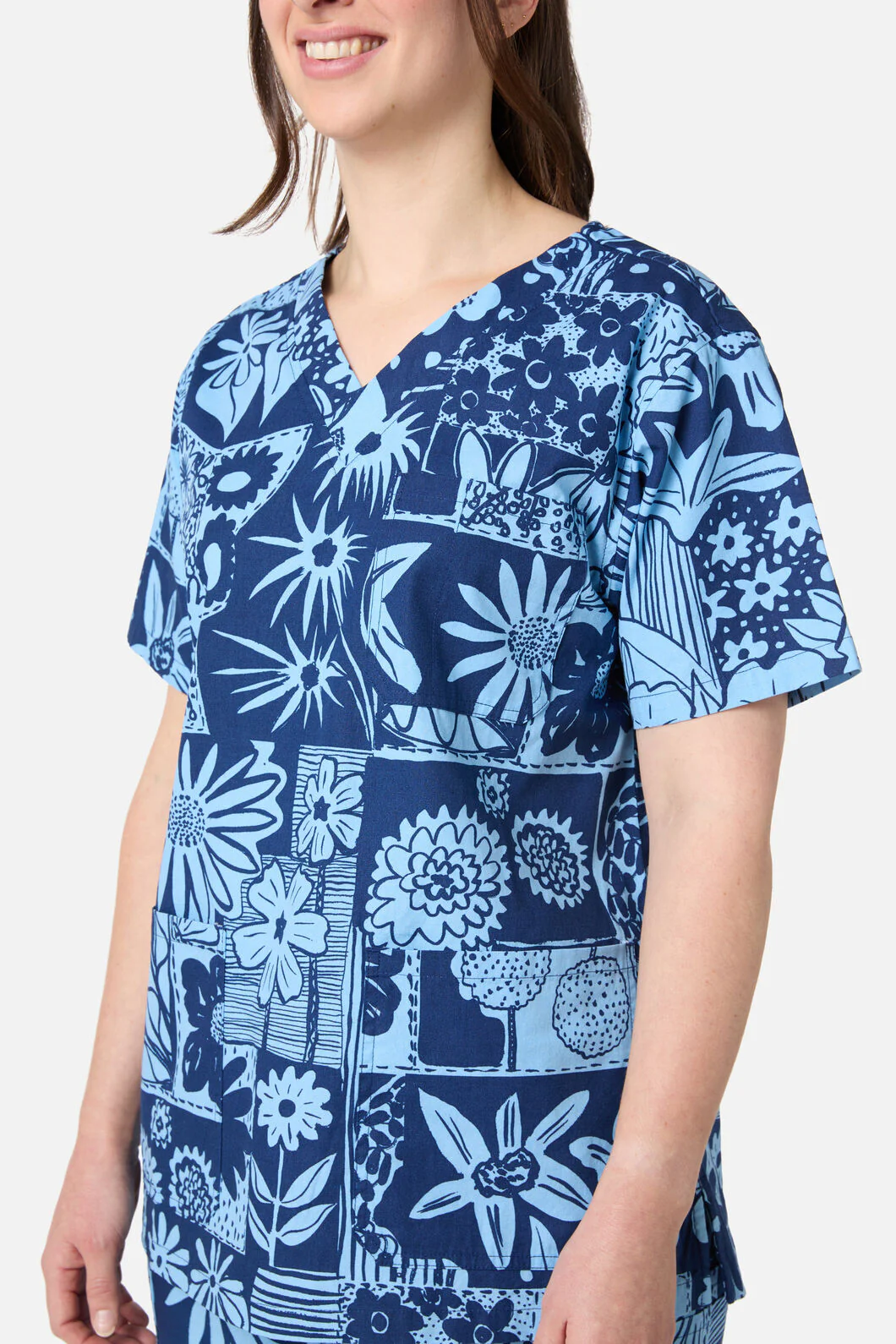 Flower Collage Scrub Set - Image 8