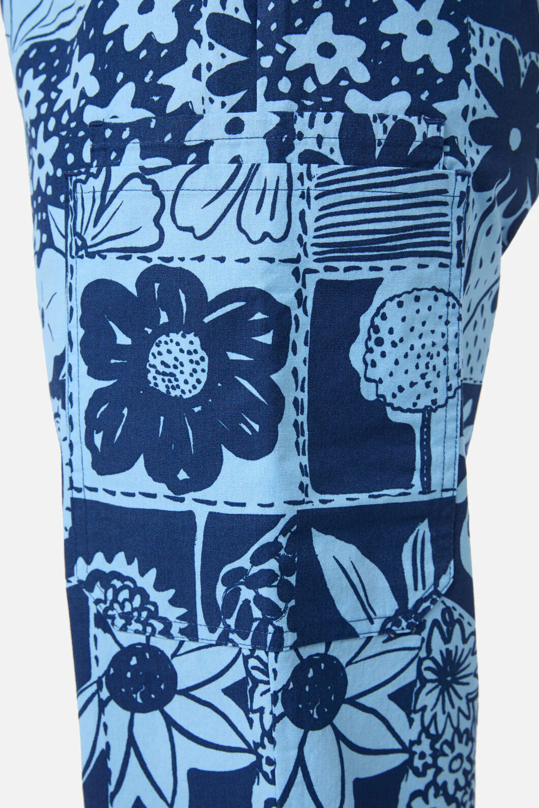 Flower Collage Scrub Set - Image 9