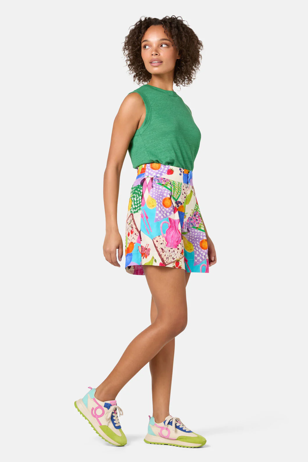 Fruit Party Print Shorts - Image 3