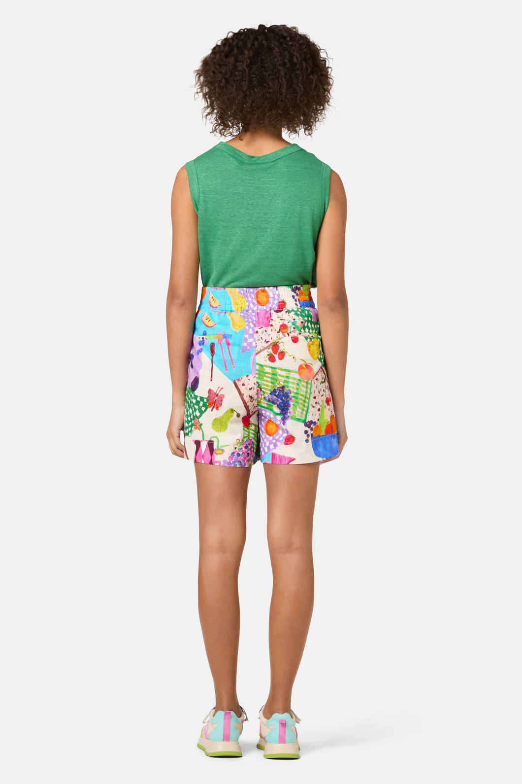 Fruit Party Print Shorts - Image 4
