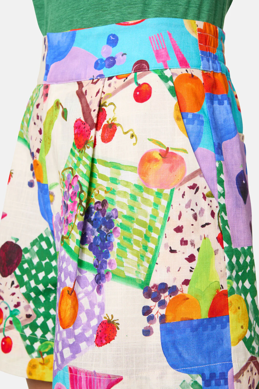 Fruit Party Print Shorts - Image 5