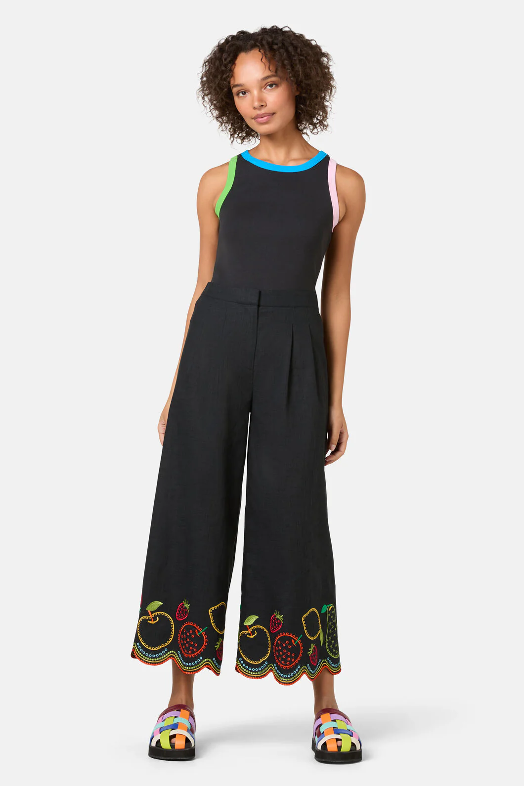 Fruity Anglaise Embroidered Culotte - Image 3