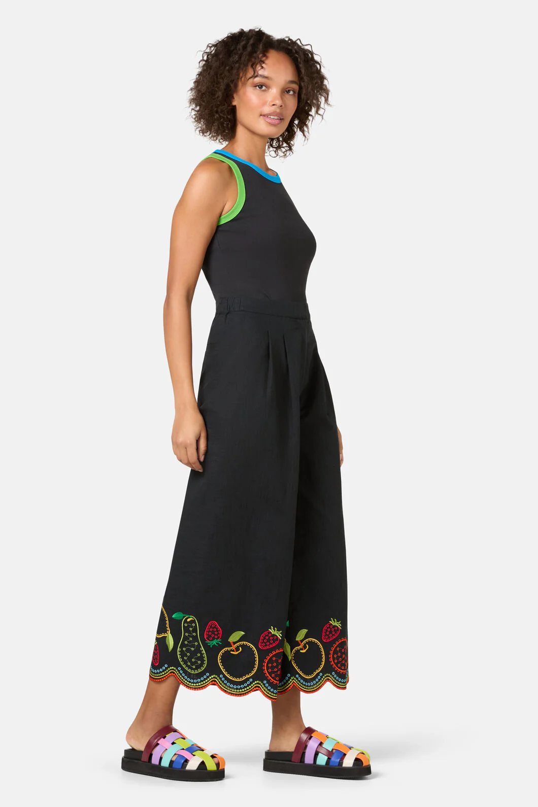 Fruity Anglaise Embroidered Culotte - Image 4