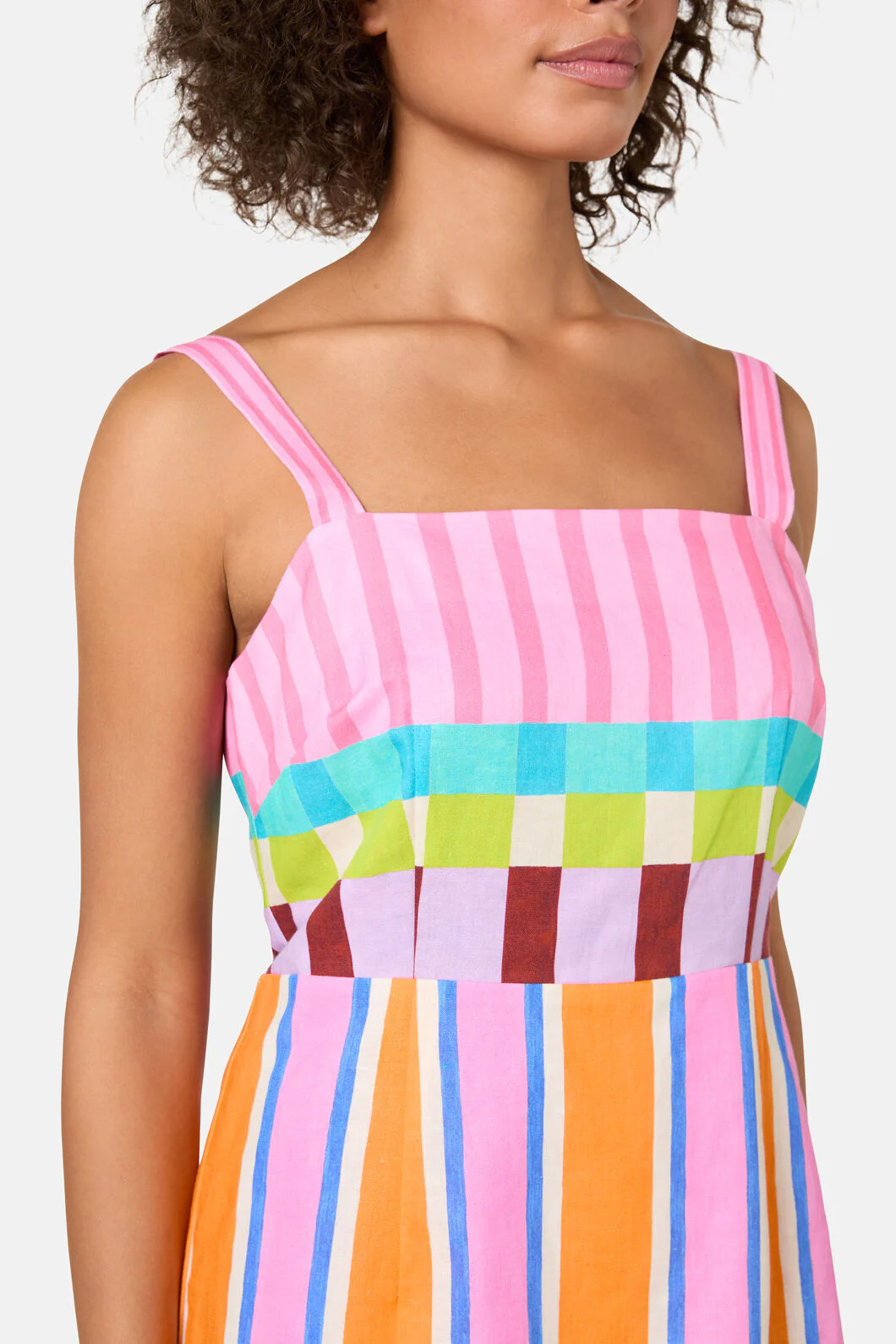 Holiday Stripe Mini Dress - Image 5