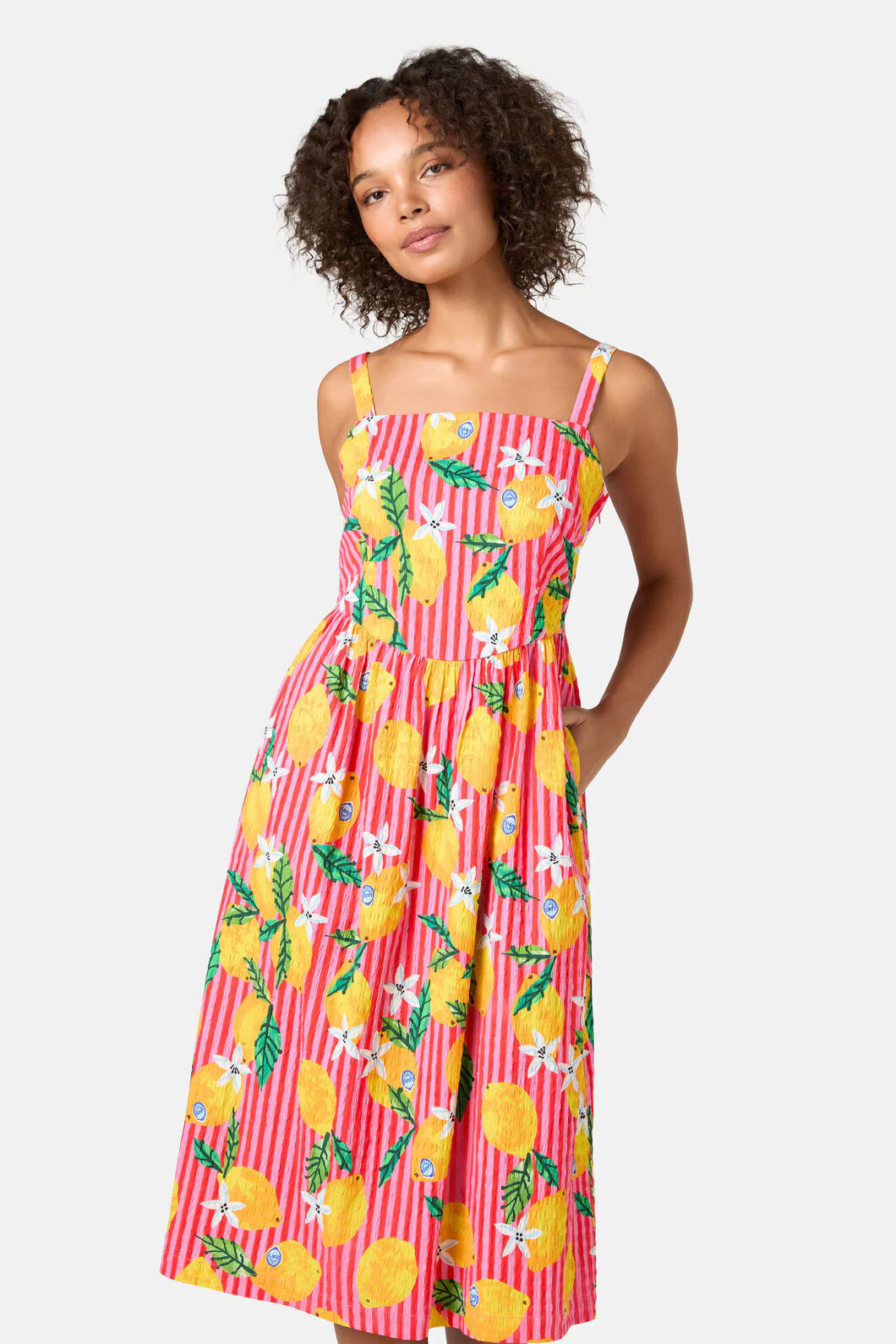 Lemonade Print Summer Dress - Image 4