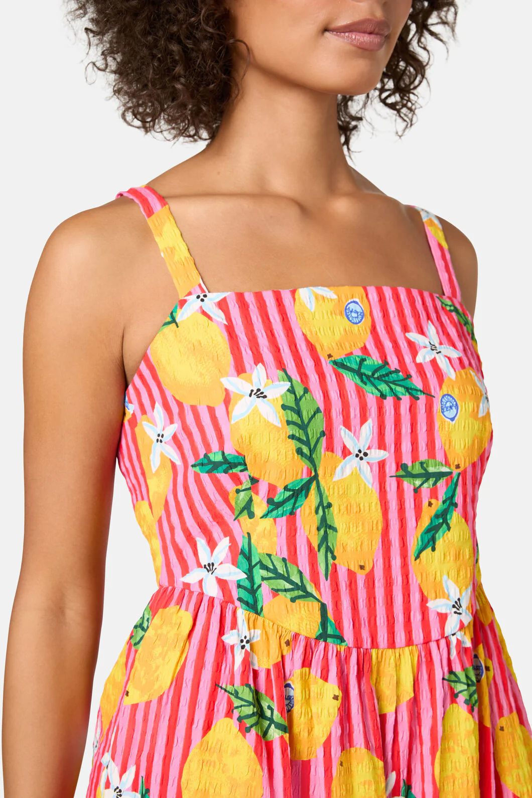 Lemonade Print Summer Dress - Image 8