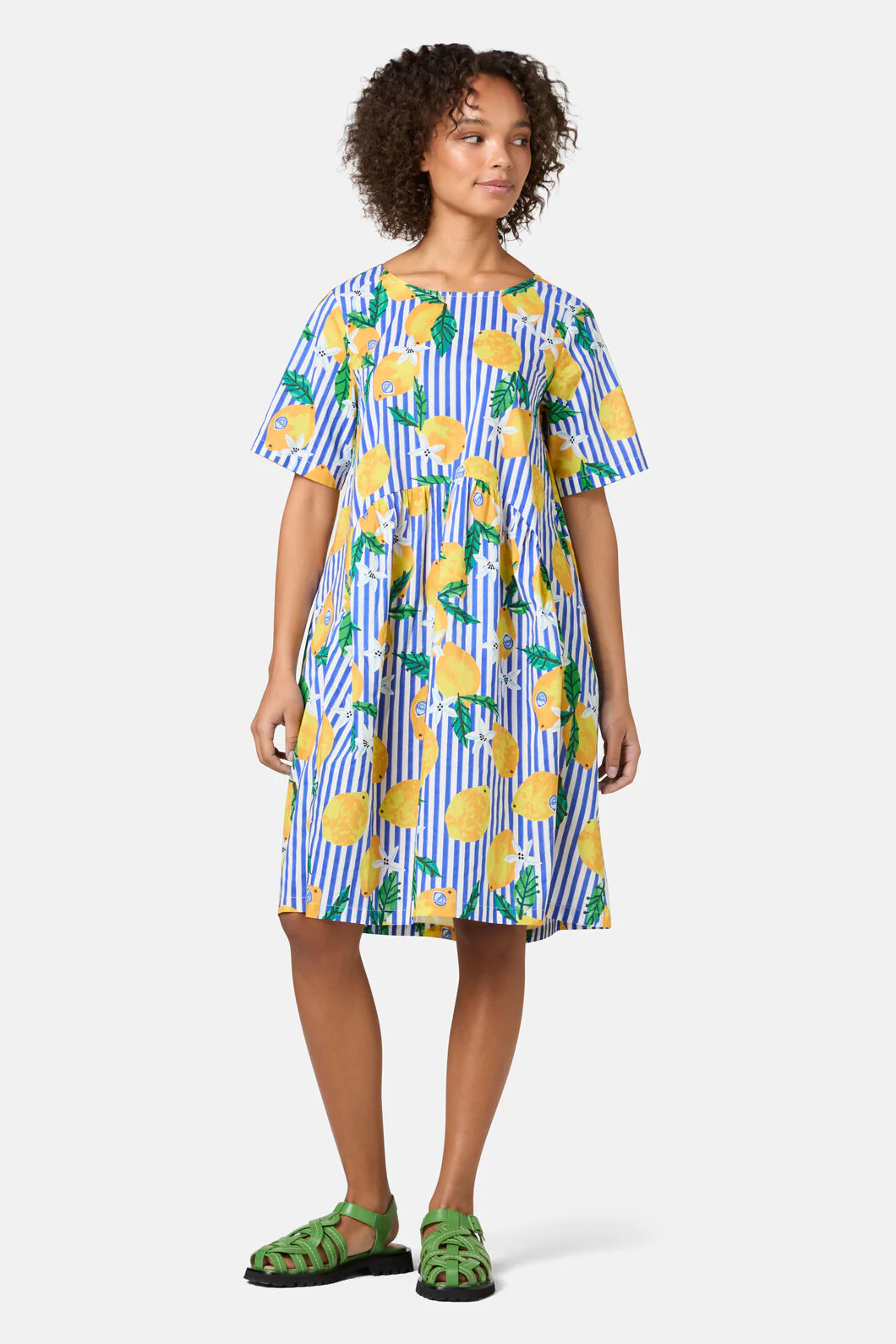 Lemonade Print Tulip Dress - Image 3