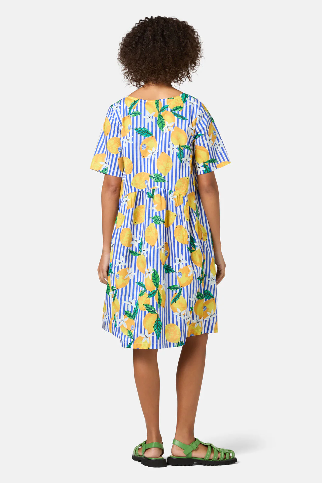 Lemonade Print Tulip Dress - Image 5