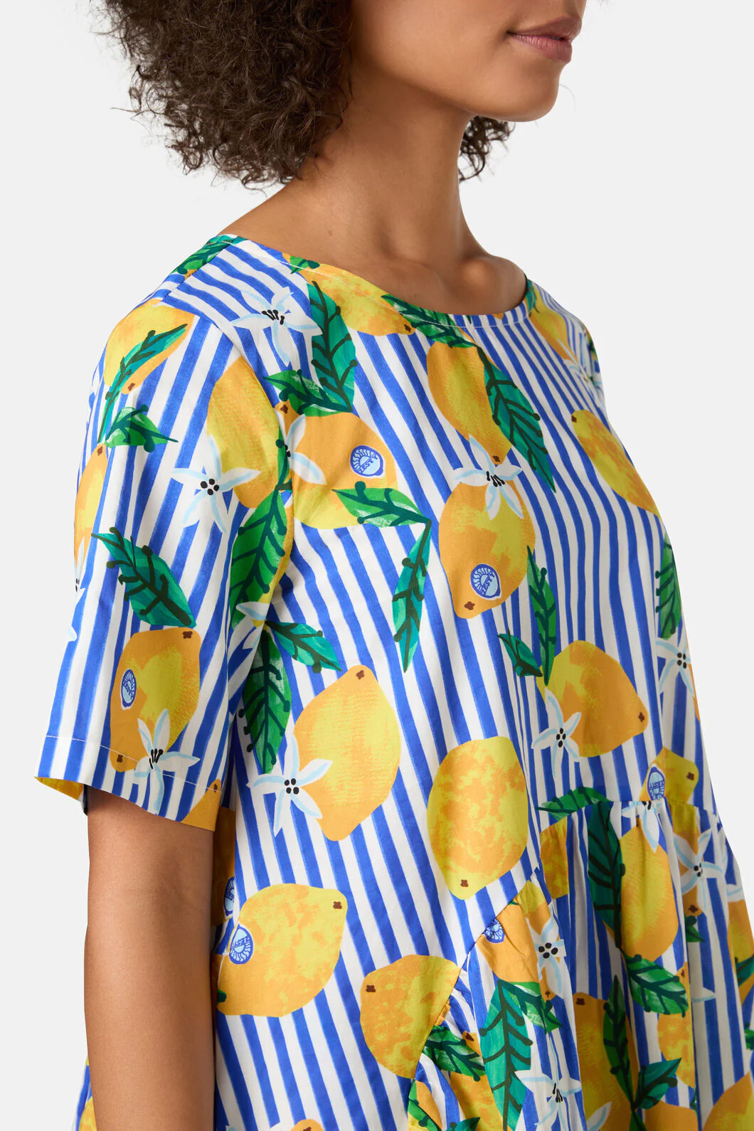Lemonade Print Tulip Dress - Image 6