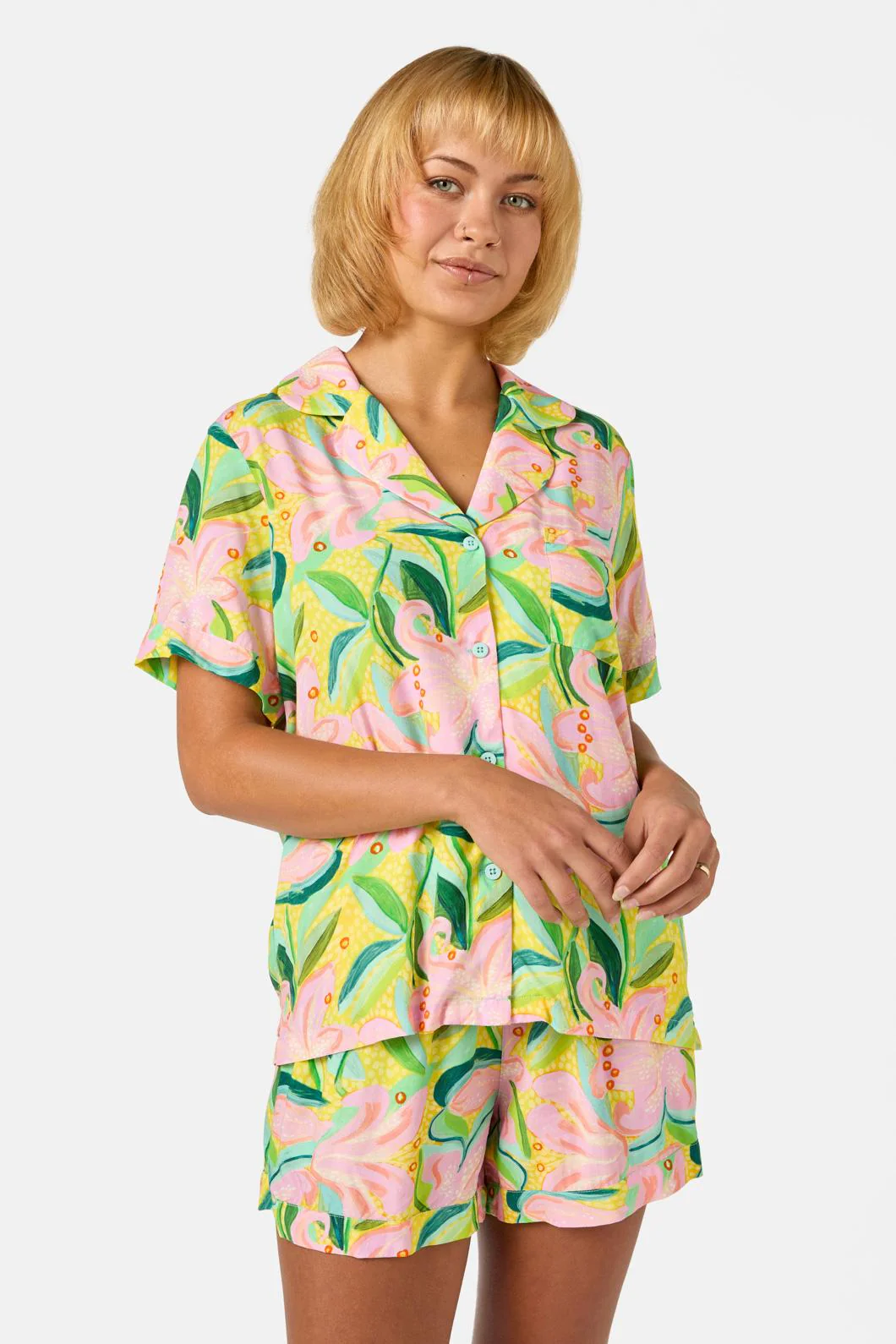 Lillies Short PJ Set - Image 7