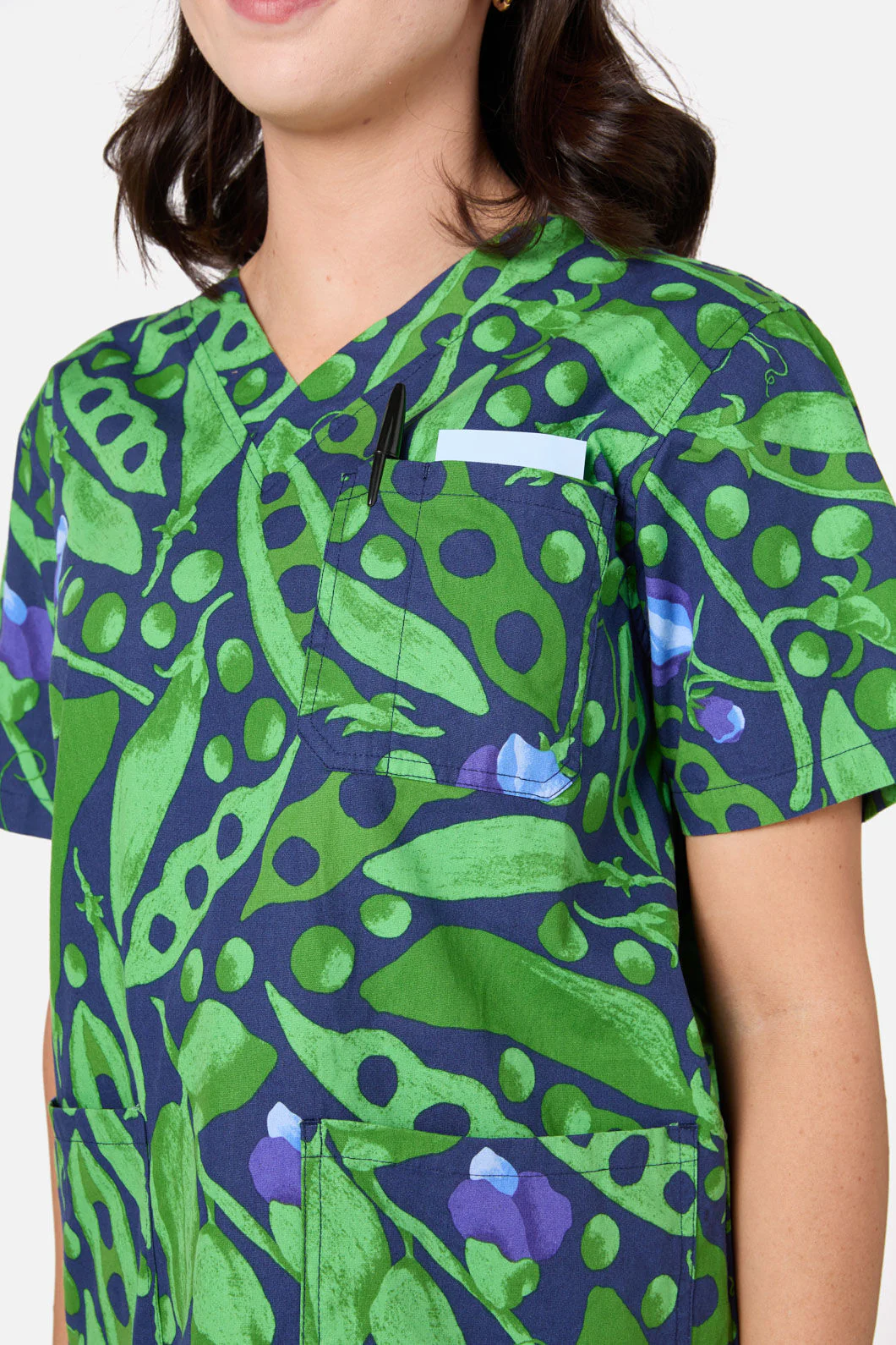 Peas Everywhere Scrub Set - Image 8