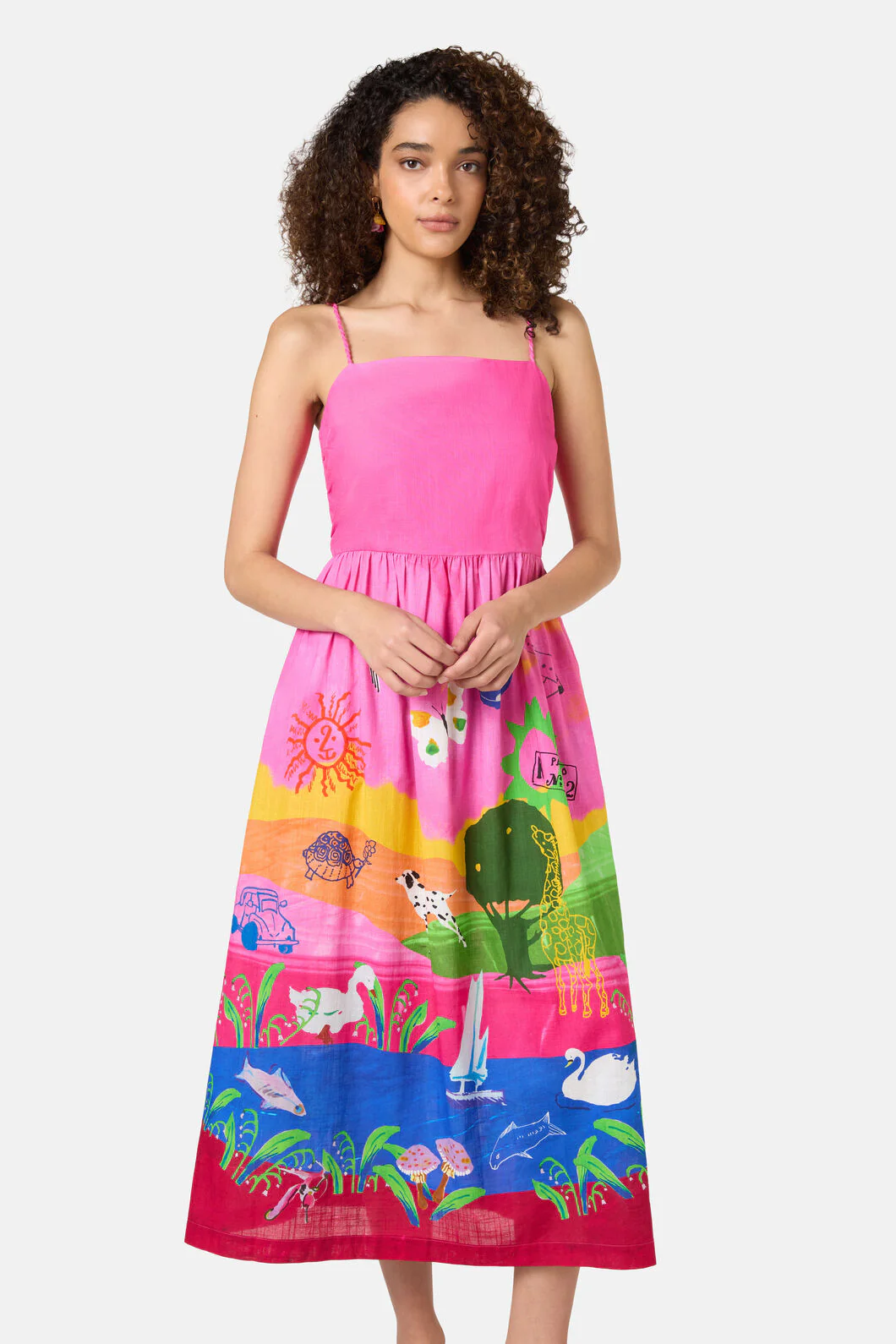 Pen Pals Placement Long Dress - Image 3