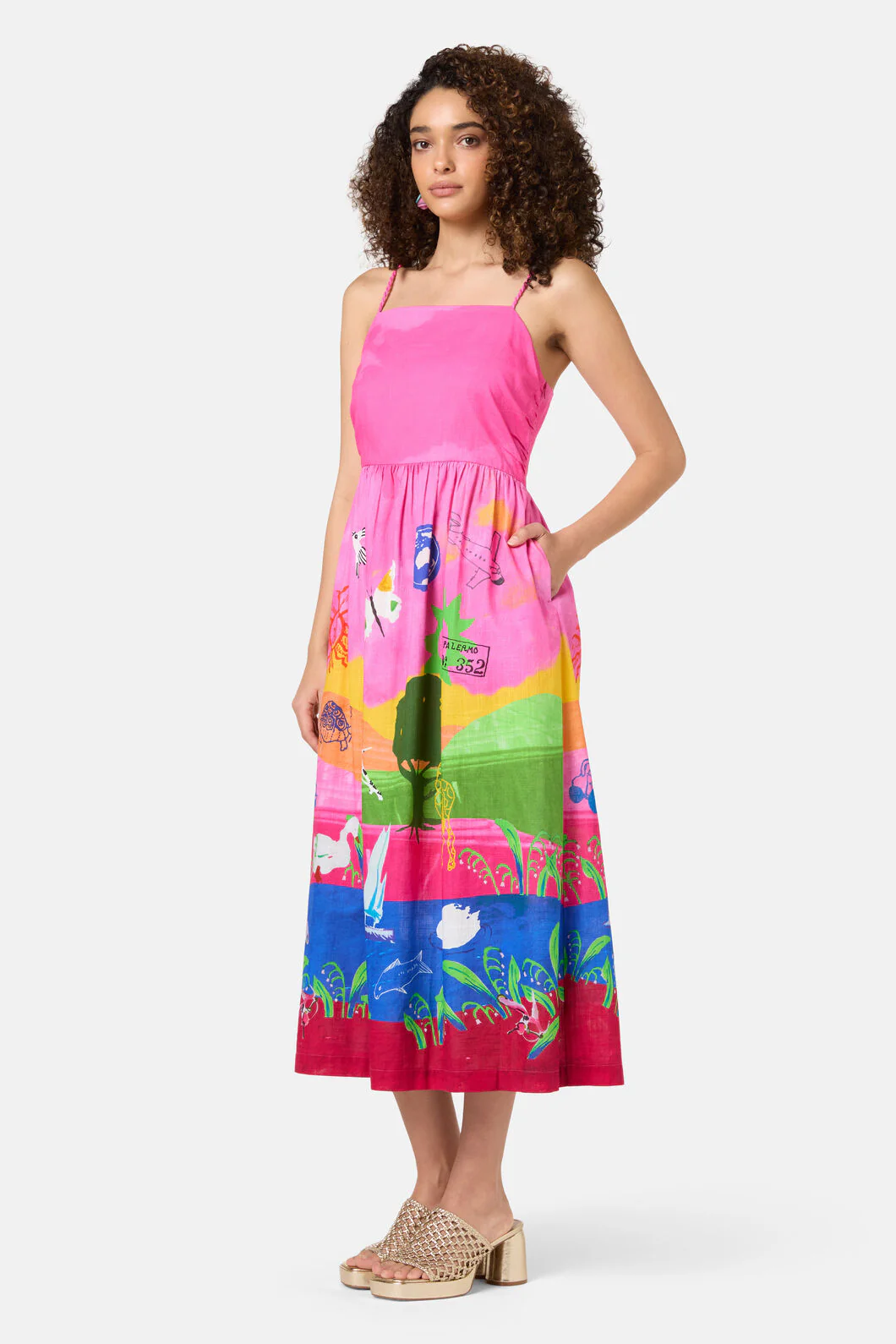 Pen Pals Placement Long Dress - Image 4
