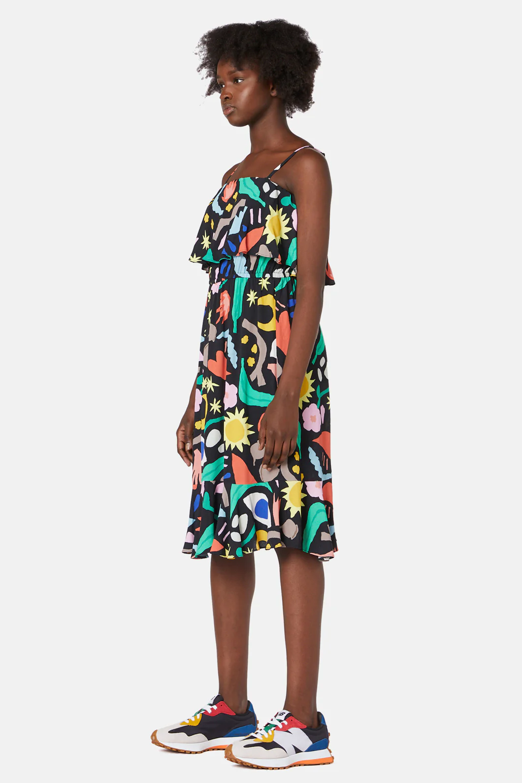 Pieces Ruffle Dress - Image 3