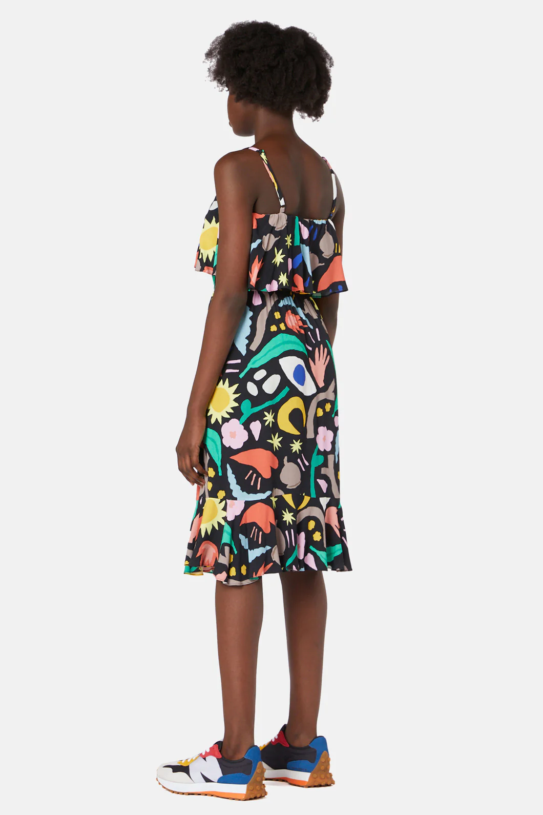 Pieces Ruffle Dress - Image 4