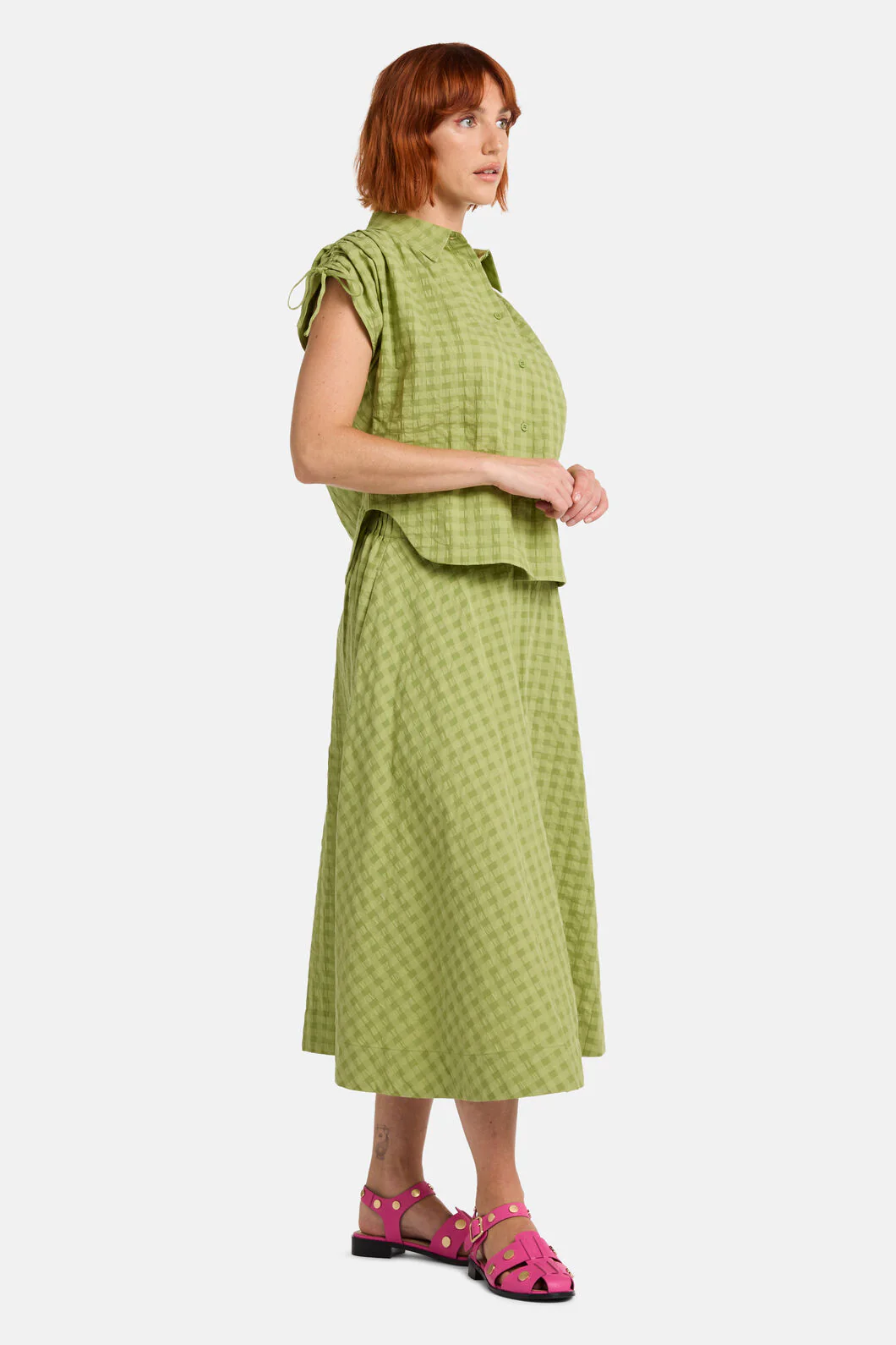 Ready Check Cotton Shirt - Image 3