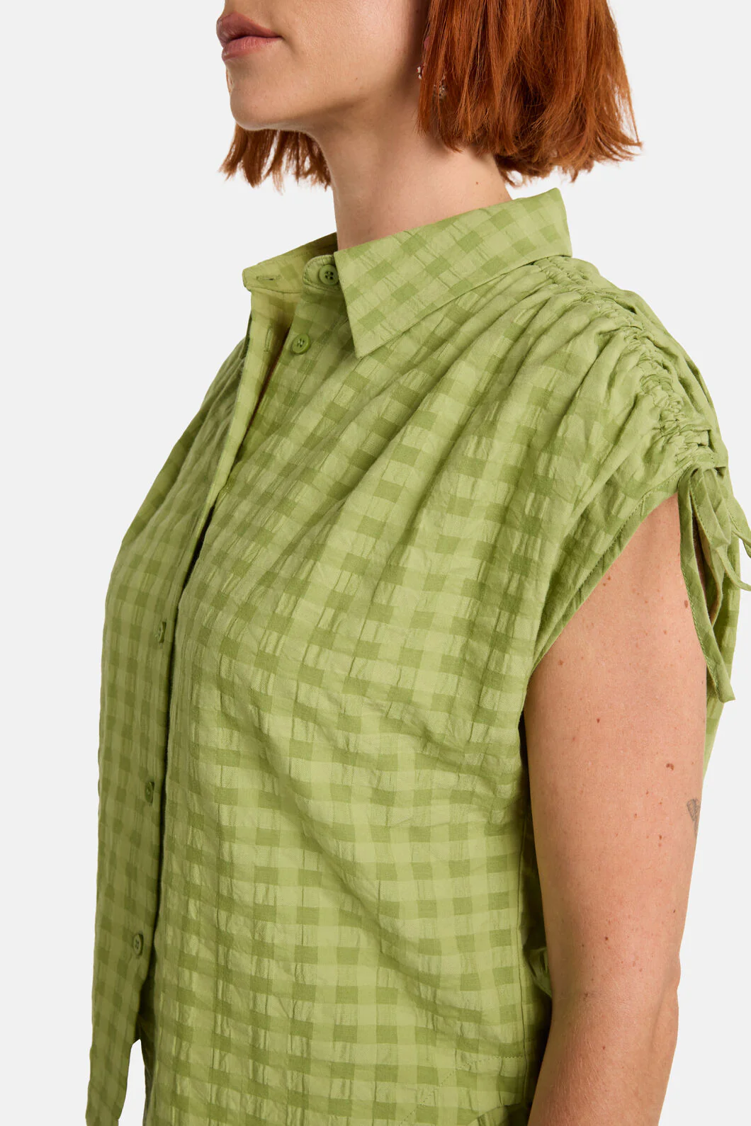 Ready Check Cotton Shirt - Image 5