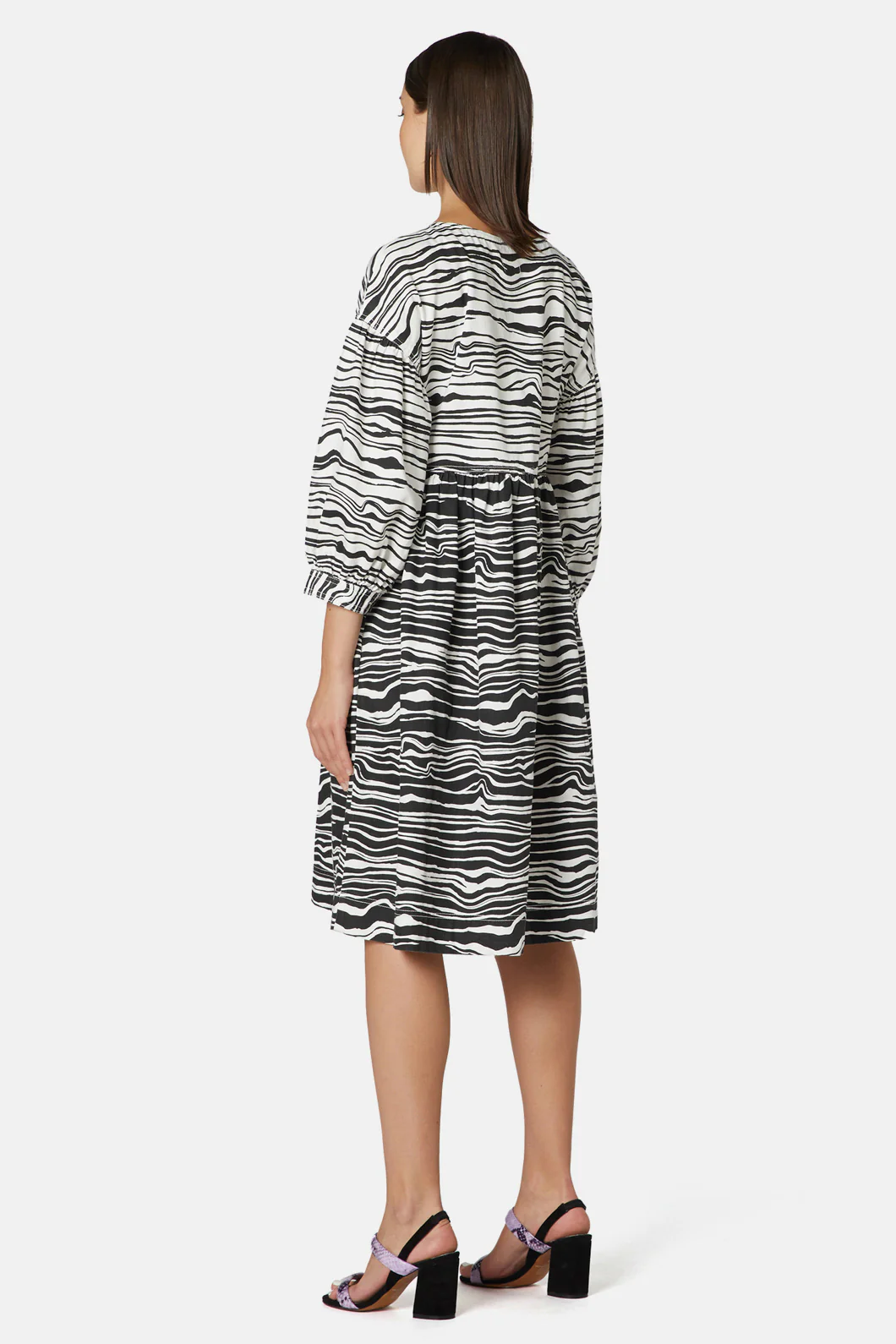 Soundwave Denim Dress - Image 5