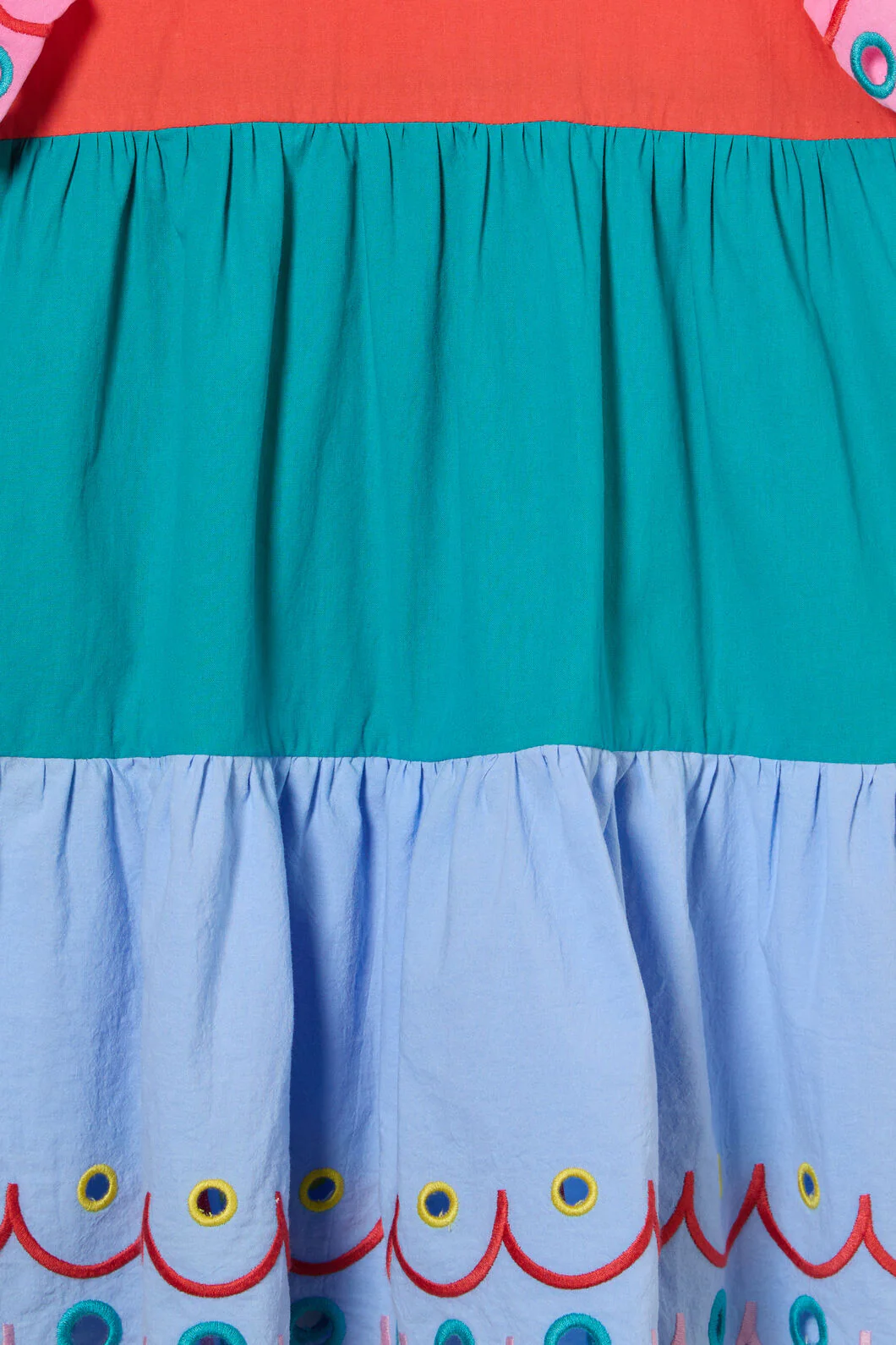 Spliced Emb Kids Dress - Image 8