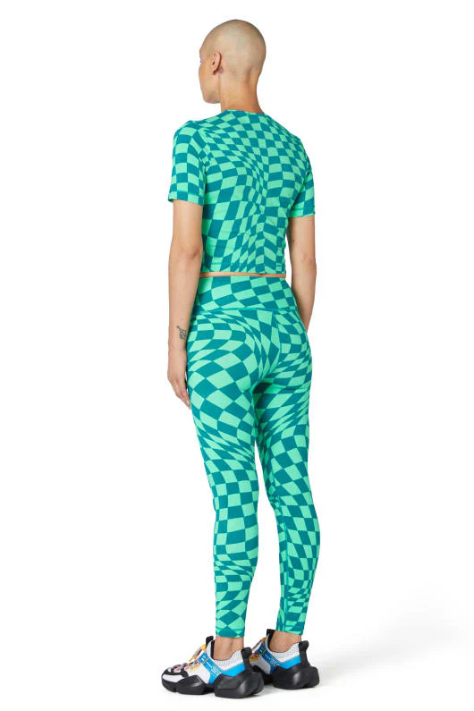 Warped Check Legging - Image 6