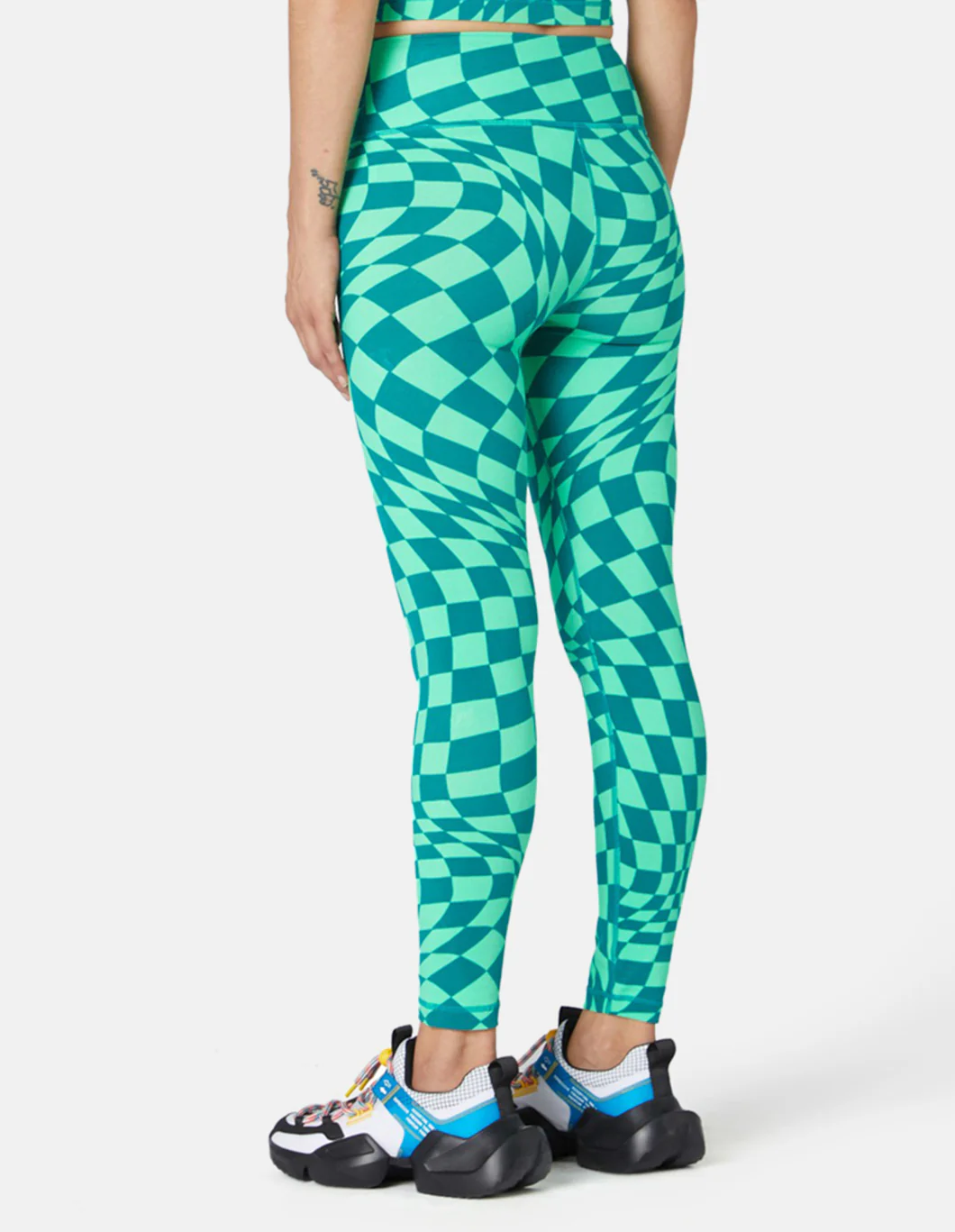 Warped Check Legging - Image 8