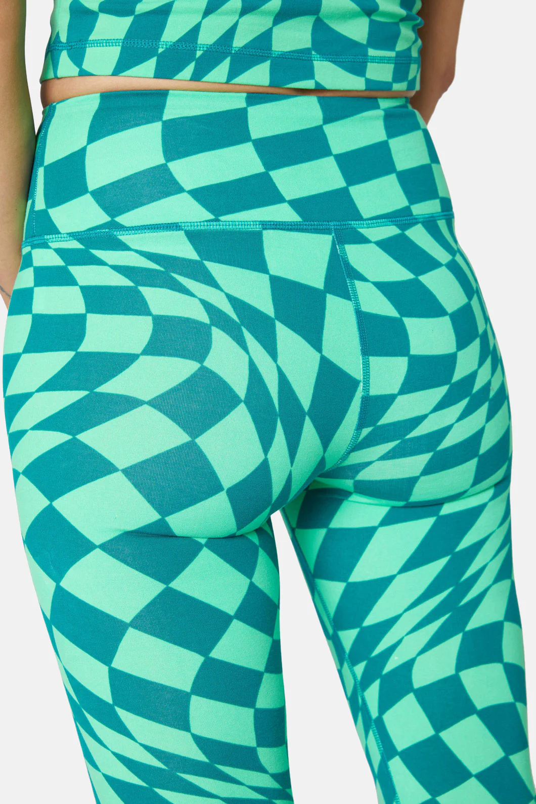Warped Check Legging - Image 9