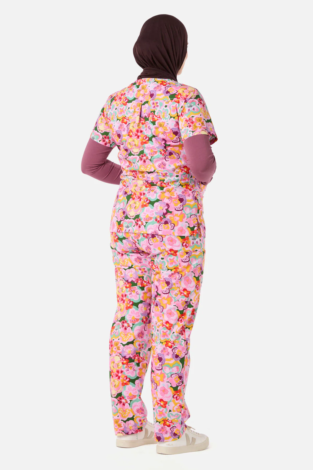 Wild Pansy Scrub Set - Image 4