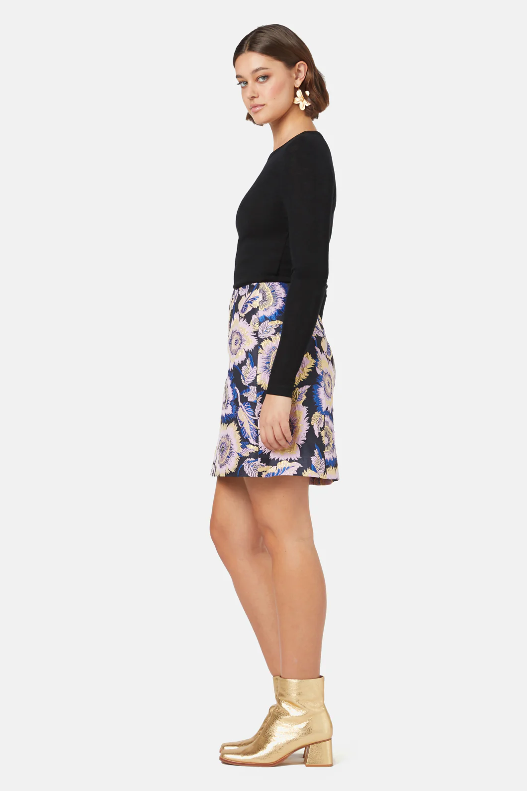 Wonderbloom Jacquard Mini Skirt - Image 3